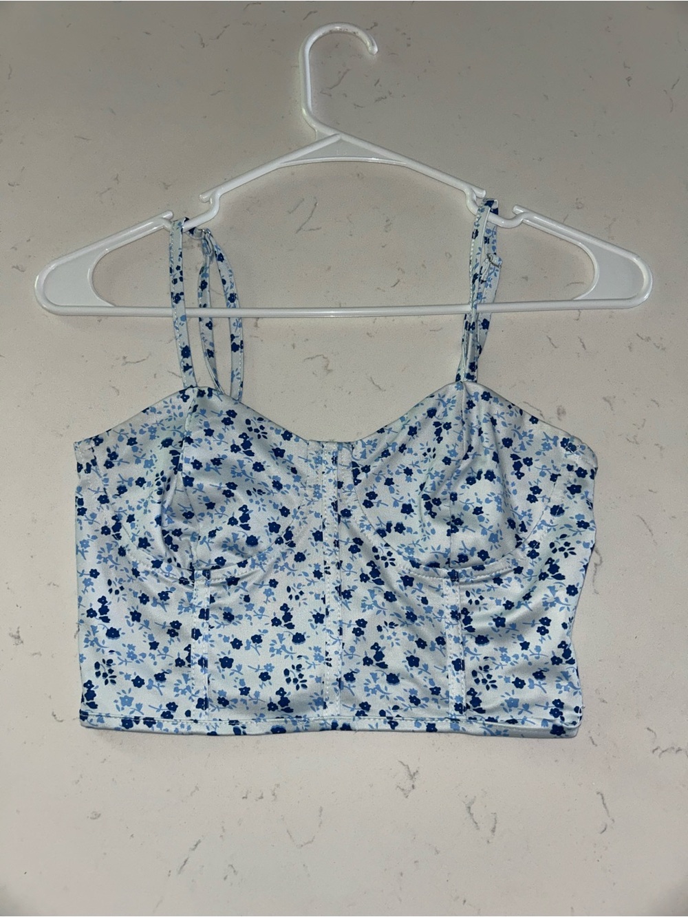 Corset Floral Tank Top